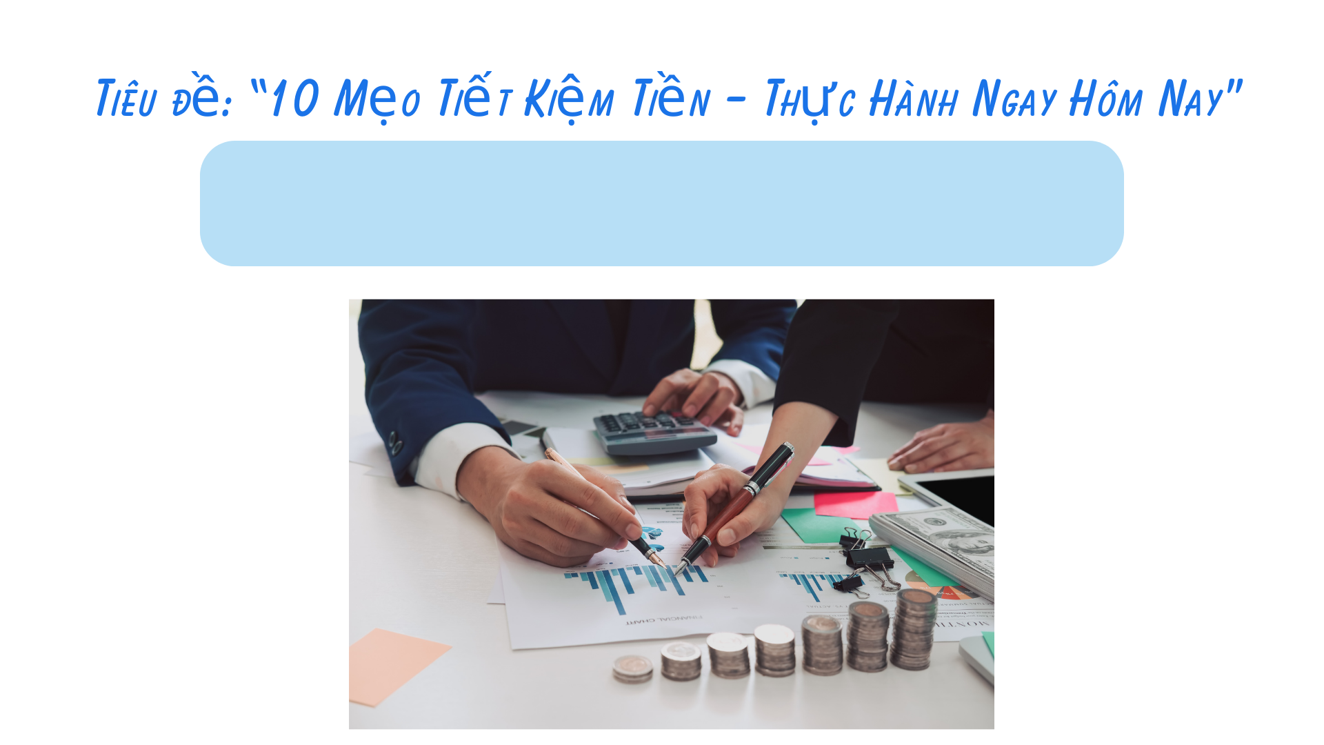 10 Mẹo Tiết Kiệm Tiền